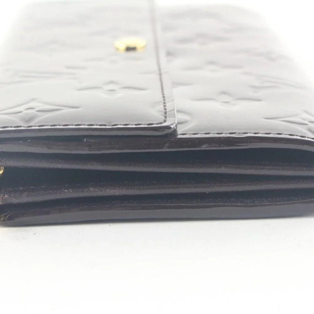 Louis Vuitton Amarante Monogram Vernis Sarah Wallet Long 4LVS105K